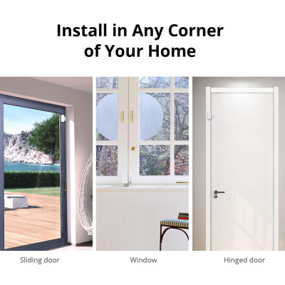 Cảm biến SONOFF DW2 Wifi cảnh báo cửa sổ không dây báo động chống trộm