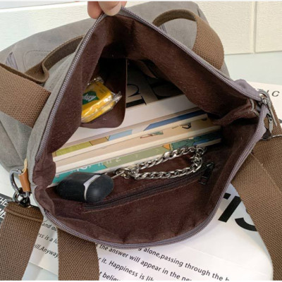 Túi xách túi đeo vai nữ vải canvas thời trang cao cấp phong cách mới