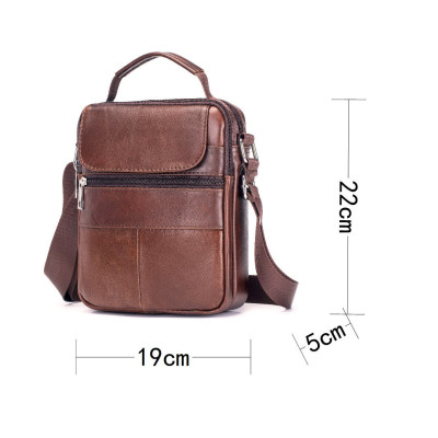 Túi đeo chéo nam DA BÒ THẬT – BEE GEE DCN9398