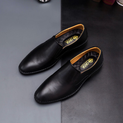 Giày da nam công sở ORSIL kiểu dáng trẻ trung 2 màu đen nâu Mã AT-OS21