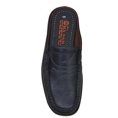 Dép Bít Mũi Nam Da Bò Thật TiTi ĐÔ Cao Cấp GSB2100d