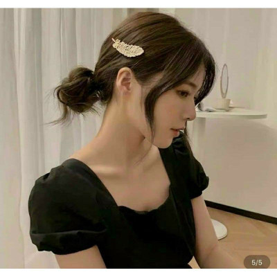 Vĩ kẹp tóc 5-6 món cao cấp , thiết kế độc lạ , kim loại đính hạt , tạo hình tinh xảo , phụ kiện  kẹp tóc cho bạn gái làm đẹp mỗi ngày