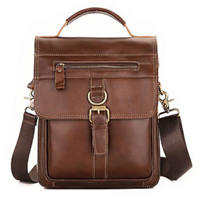 Túi đeo chéo nam DA BÒ THẬT – BEE GEE DCN9387