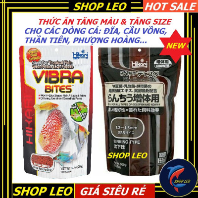 Thức ăn tăng màu và tăng size HIKARI - Thức ăn cao cấp cho cá Đĩa, Cầu Vồng,Thần Tiên -Phượng Hoàng -Cám HIkari