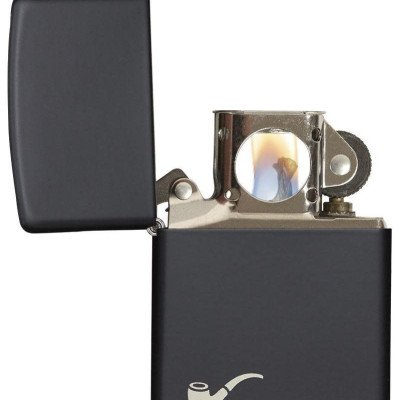 Bật Lửa Zippo Pipe Black Matte 218PL