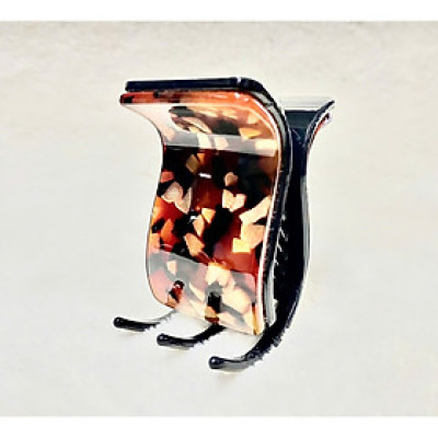 Kẹp tóc càng cua 2 lớp xịn họa tiết sang trọng phong cách Hàn Quốc