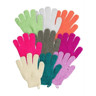 Găng tay tắm Bath tạo bọt chà lưng cực sạch, Găng tay tắm tẩy tế bào da chết da láng mịn sạch nhờn (chọn mẫu) (Xả Kho)