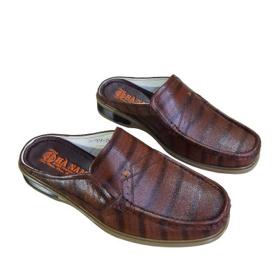 Dép Bít Mũi Nam Da Bò Thật TiTi ĐÔ Cao Cấp GSB20159