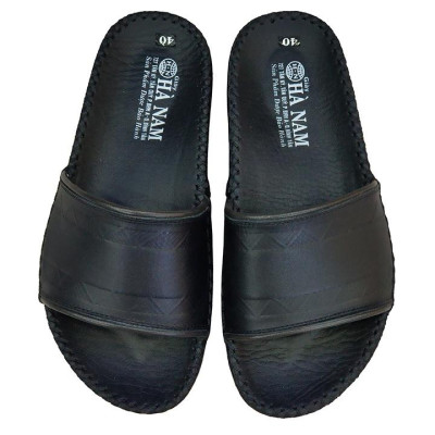 Dép Nam Quai Ngang Da Bò Thật TiTi ĐÔ Cao Cấp DNA2075d