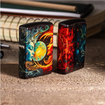 Bật lửa Zippo 46563 Sun and Moon Design - Chính hãng 100%