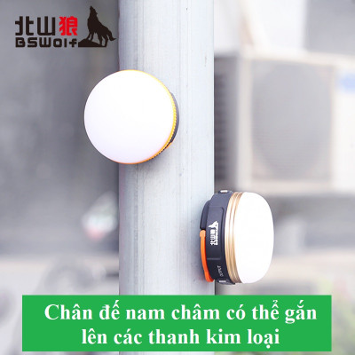 Đèn led dã ngoại sạc điện đa năng BSW-DJ008