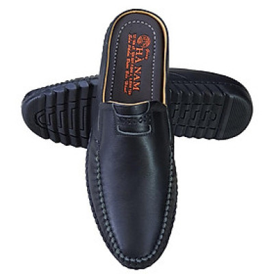 Dép Bít Mũi Nam Da Bò Thật TiTi ĐÔ Cao Cấp GSB2047