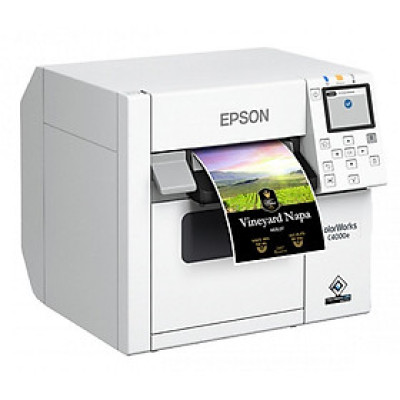 Máy in tem nhãn Epson ColorWorks C4050, khổ in 108mm, độ phân giải 1.200 dpi - Hàng chính hãng