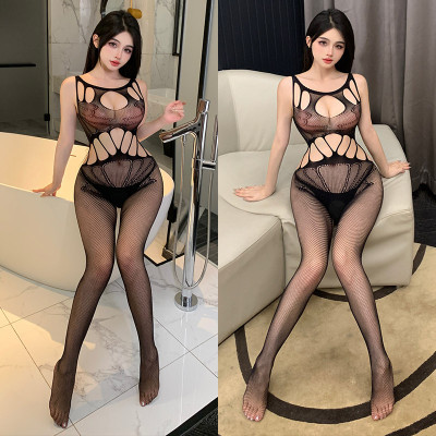 Bộ Bodysuit Lưới Toàn Thân Xẻ Đáy Táo Bạo, Tôn Dáng Tối Đa Và Khơi Gợi Sự Quyến Rũ Tự Nhiên C002