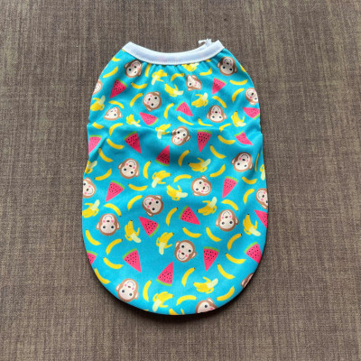 ÁO THUN BA LỖ MONKEY THÔNG HƠI SIÊU DỄ THƯƠNG TỪ 1-5KG DÀNH CHO THÚ CƯNG CHÓ MÈO