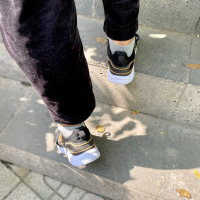 Giày Thể Thao Nam Limenco L6007 Màu Vàng, Đế Phylon Êm Nhẹ, Đi Chơi, Thể Thao