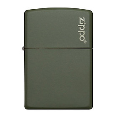 Bật Lửa Zippo 221zl Green Matte With Bật Lửa Zippo Logo