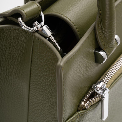 Túi Xách Tay Công Sở Túi Đeo Chéo Nữ GENCE TX16 Chất Liệu Da Bò Cao Cấp Màu Bosco