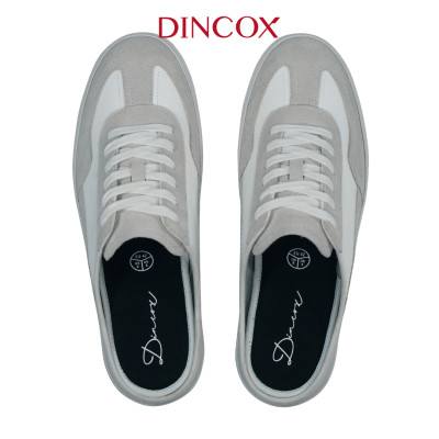 New Arrivals | Giày Sục Đạp Gót Mules Sneaker Unisex DINCOX DC37 Lazy Mule Off/White Chất Liệu Da