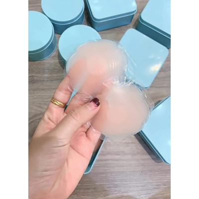 Hộp thiết 4 cặp miếng dán nhủ hoa silicon hoa mai GROFA