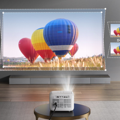 Máy chiếu Mini thông minh Yaber L1 Android Tivi hỗ trợ Full-HD 1080p 4K- Hàng Chính Hãng - Thương hiệu Máy chiếu mini Máy chiếu gia đình văn phòng tốt nhất