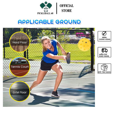 [Hoả tốc] Vợt pickleball Carbon T700 cao cấp phù hợp cho mọi người - Tặng kèm 2 trái banh Pickleball