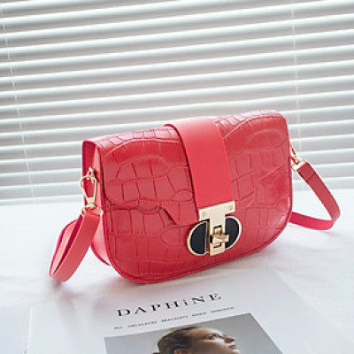 Túi Xách Nữ Hàn Quốc Đeo Vai, Túi Ví Nữ Dáng Vuông Da Cá Sấu Thời Trang Cao Cấp, Nhiều Màu Sắc Lựa Chọn Cá Tính