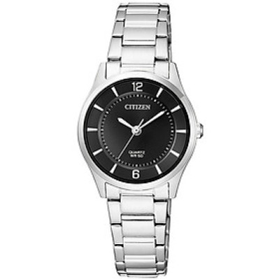Đồng Hồ Nữ Citizen Dây Thép Không Gỉ ER0201-81E - Mặt Đen