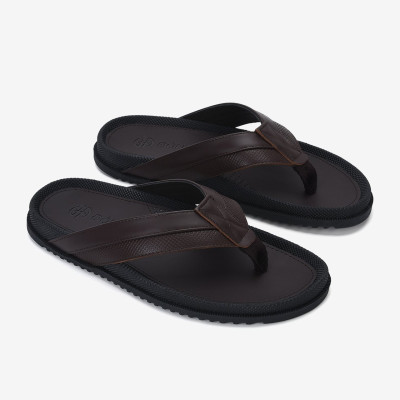 Dép kẹp nam Đông Hải chất da bò cao cấp thiết kế tối giản đế cao su chống trượt - D3221