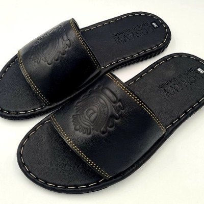  DÉP QUAI NGANG NAM DA BÒ THẬT 100% DONAVY CAO CẤP MAY FULL QUAI VÀ ĐẾ BAO ĐI MƯA DQNVM