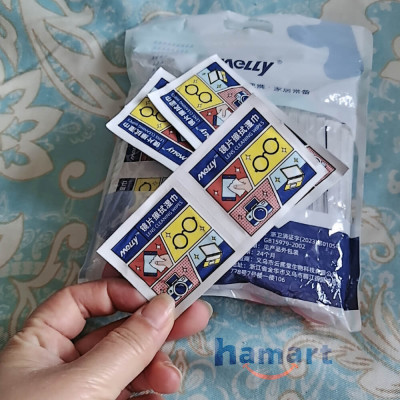 100 Miếng Giấy Lau Kính Cận Dùng 1 Lần Melly Khăn Lau Kính Mắt Khử Khuẩn Đa Năng Chống Hơi Nước