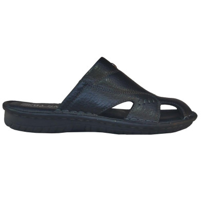 Dép Bít Mũi Nam Da Bò Thật TiTi ĐÔ Cao CấpGSB2085d