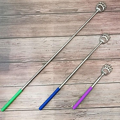 (Hàng New) Cây Gãi Lưng Hợp Kim Hình Móng Tay Gai Gãi Đã Ngứa Loại Tốt Có Thể Thu Gọn Kéo Dài 60cm Bất Kỳ Đâu Loại Tốt