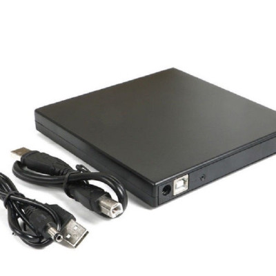 Ổ đĩa dvd rời cho laptop, desktop, máy tính bàn, ổ đĩa quang dvd rw gắn ngoài qua cổng USB hỗ trợ đọc, ghi đĩa dvd, cd không kén đĩa - Hàng chính hãng