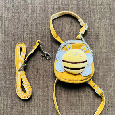 DÂY DẮT DÂY XÍCH BALO CON ONG THÚ CƯNG DÀI 120CM TỪ 0.5-3KG DÀNH CHO THÚ CƯNG CHÓ MÈO