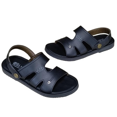 Giày Sandal Nam HÀ NAM Da Bò Thật Cao Cấp Đế Cao Su Chống Trơn Trượt DNA2243