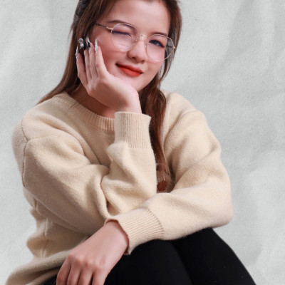 Gọng kính hợp kim thời trang nam nữ siêu nhẹ siêu bền OURESS 8074