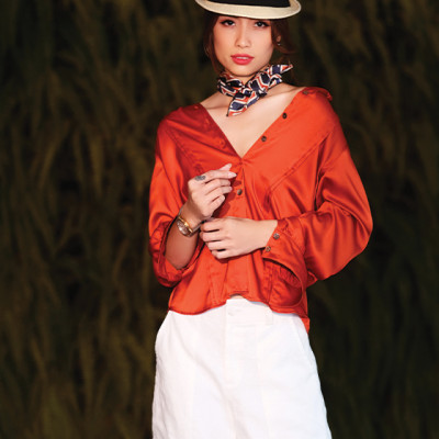 Áo Sơ Mi Lụa Chrisley TOP173 Thời trang thiết kế Hity