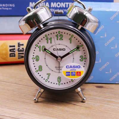 Đồng Hồ Để Bàn Casio TQ-362-1BDF Có Đèn Chuông Báo Thức ( 13.6×10.6×6 cm )