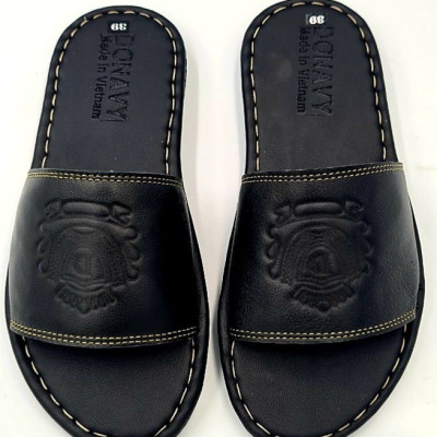  DÉP QUAI NGANG NAM DA BÒ THẬT 100% DONAVY CAO CẤP MAY FULL QUAI VÀ ĐẾ BAO ĐI MƯA DQNVM