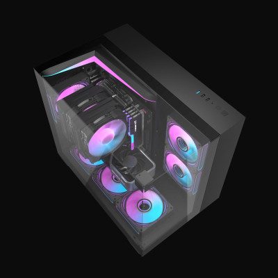 VỎ CASE MÁY TÍNH DARKFLASH TH285M (Full M-ATX) - Hàng chính hãng