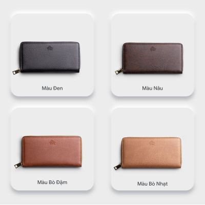 Ví Lata ( Thời trang nữ dáng cầm tay dáng dài - Ví da VN58 )
