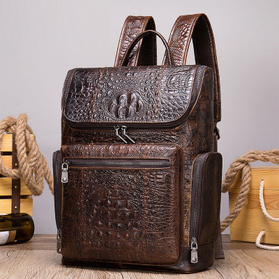 Balo nam DA BÒ THẬT, balo laptop phong cách mới – BEE GEE BLND9068