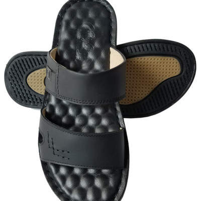 Dép Nam Quai Ngang Da Bò BIGGBEN Cao Cấp DN282