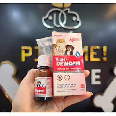 [20ml] Xổ giun Vime Deworm cho Chó Mèo dạng Nước