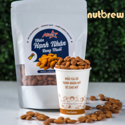 NHÂN HẠNH NHÂN RANG MUỐI ASTAR TÚI 250GR
