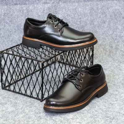 Giày đốc ORSIL103 da bò nam đế cao su cao cấp màu đen