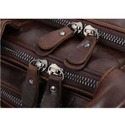 Cặp công sở nam da bò cao cấp BHM8979 Nhiều ngăn để đồ. Túi xách công sở nam