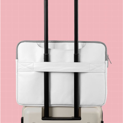 Túi xách da chống sốc laptop máy tính , túi công sở nữ cặp đựng laptop cute dễ thương