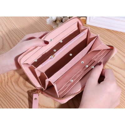 Ví Nữ Cầm Tay, Bóp Ví Nữ Dài Cầm Tay Đẹp Nhỏ Gọn Thời Trang Hàn Quốc Cao Cấp (Có Hàng Sẵn) Loại Xịn